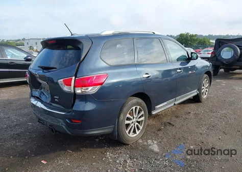 2014 Nissan Pathfinder Sl z USA, uszkodzony, nr VIN 5N1AR2MM5EC718793